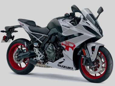 Shop 2024-2025 Suzuki GSX8R Motorcycle Fairings - Silver Black Red