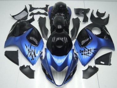 Shop 2008-2020 Glossy Black Light Blue Suzuki GSXR 1300 Hayabusa Motorcycle Fairings