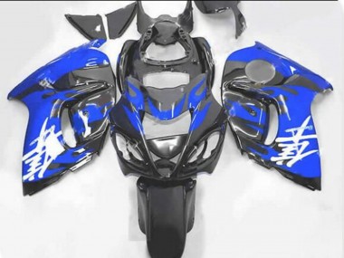 Shop 2008-2020 Black Blue Flame Suzuki GSXR 1300 Hayabusa Motorcycle Fairings