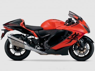 Shop 2021-2025 Suzuki GSXR 1300&nbsp;Hayabusa Motorcycle Fairings - Orange Matte Black