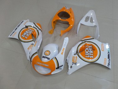 Shop 1991-1996 Suzuki RGV250 VJ22 Motorcycle Fairings - White Orange Lucky Strike Motul