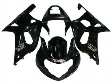 Shop 2000-2002 Suzuki GSXR1000 Motorcycle Fairings - Glossy Black Chrome