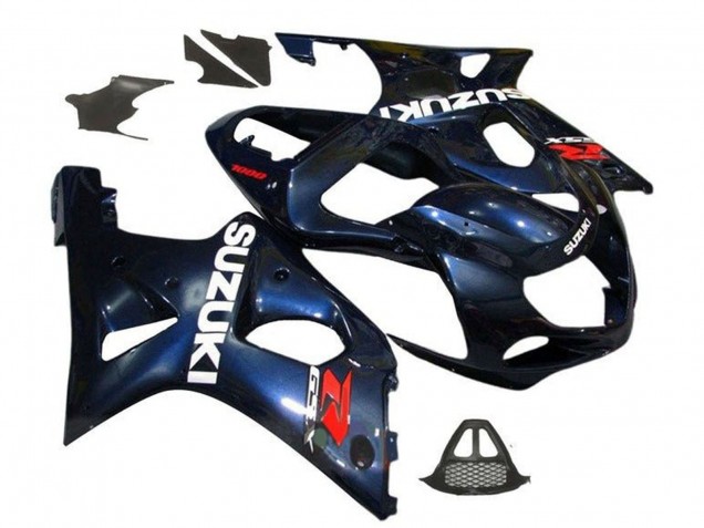 2000-2002 Suzuki GSXR1000 Motorcycle Fairings - Dark Blue