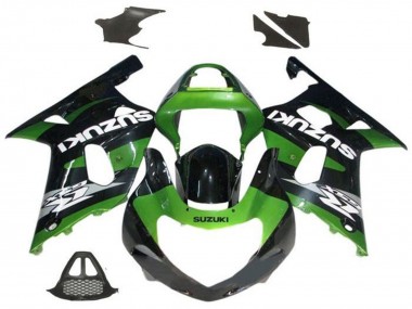 Shop 2000-2002 Suzuki GSXR1000 Motorcycle Fairings - Green Glossy Black Grey White