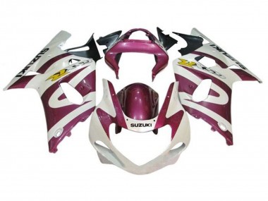 Shop 2000-2002 Suzuki GSXR1000 Motorcycle Fairings - White Purple Yellow