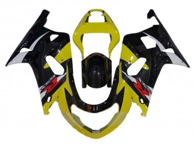 Shop 2000-2002 Suzuki GSXR1000 Motorcycle Fairings - Yellow Silver Glossy Black Red
