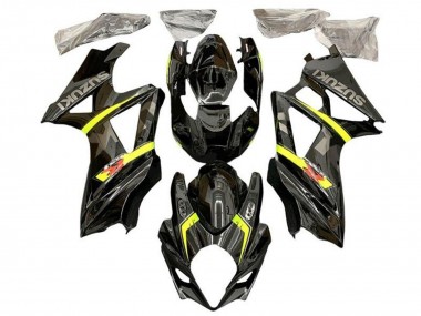 Shop 2005-2006 Suzuki GSXR 1000 Motorcycle Fairings - Black Yellow Grey