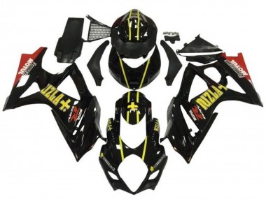 Shop 2005-2006 Suzuki GSXR 1000 Motorcycle Fairings - Black Gold Rizla Red