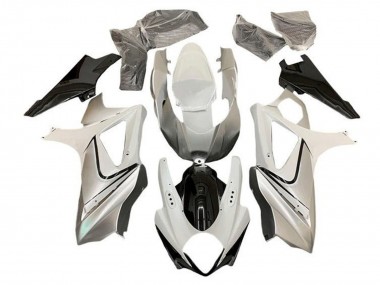 Shop 2005-2006 Suzuki GSXR 1000 Motorcycle Fairing - Glossy White Silver Black