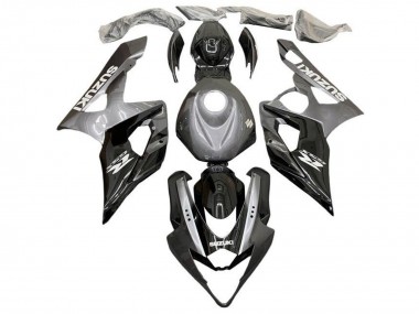 Shop 2005-2006 Suzuki GSXR 1000 Motorcycle Fairings - Silver Black