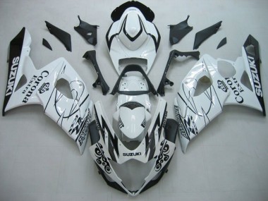 Shop 2005-2006 Suzuki GSXR 1000 Motorcycle Fairings - White Black Alstare Corona
