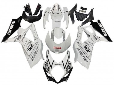 Shop 2005-2006 Suzuki GSXR 1000 Motorcycle Fairings - White Black Corona Motul