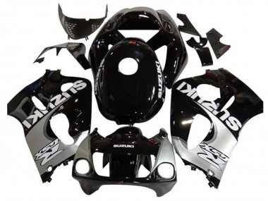 Shop 1996-2000 Suzuki GSXR 600 / GSXR 750 Motorcycle Fairings - Black Silver