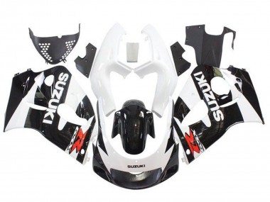 Shop 1996-2000 Suzuki GSXR 600 / GSXR 750 Motorcycle Fairings - White Black Red
