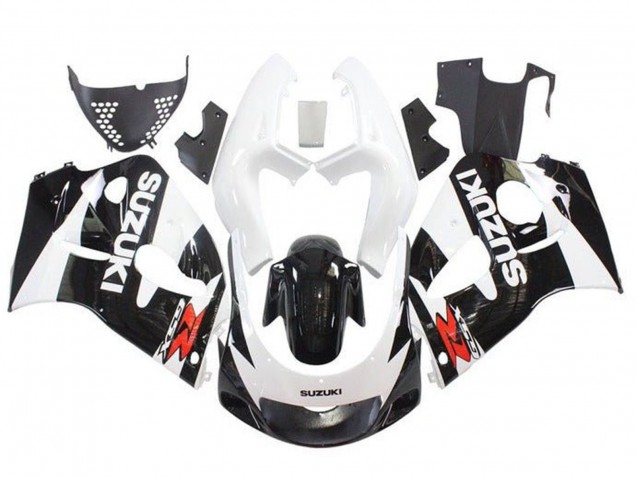 1996-2000 Suzuki GSXR 600 / GSXR 750 Motorcycle Fairings - White Black Red