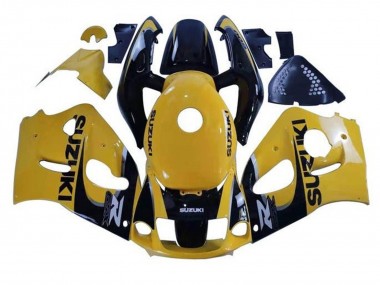Shop 1996-2000 Suzuki GSXR 600 / GSXR 750 Motorcycle Fairings - Yellow Black
