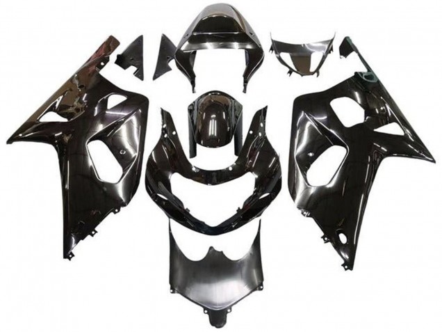 2001-2003 Suzuki GSXR 600 / GSXR 750 Motorcycle Fairings - Metallic Black