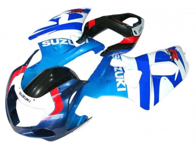 2001-2003 Suzuki GSXR 600 / GSXR 750 Motorcycle Fairings - White Blue Red Black