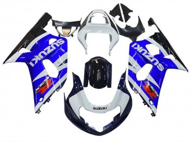 Shop 2001-2003 Suzuki GSXR 600 / GSXR 750 Motorcycle Fairings - White Blue Glossy Black Red
