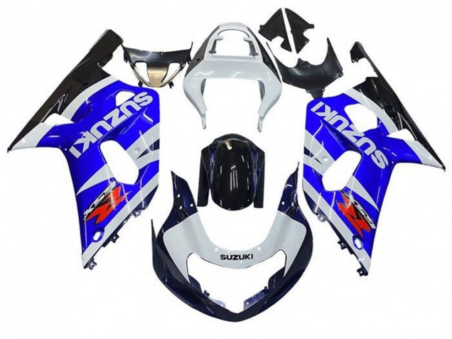 2001-2003 Suzuki GSXR 600 / GSXR 750 Motorcycle Fairings - White Blue Glossy Black Red