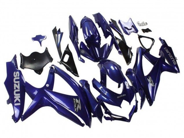 2008-2010 Suzuki GSXR 600 / GSXR 750 Motorcycle Fairings - Purple Grey