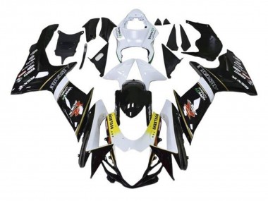 Shop 2011-2024 Suzuki GSXR 600 / GSXR 750 Motorcycle Fairings - White Yellow Black Alstare Dark Dog