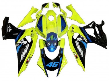 Shop 2021-2024 Yamaha YZF R7 Motorcycle Fairings - Yellow Black Shark