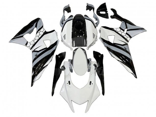 2021-2024 Yamaha YZF R7 Motorcycle Fairings - White Grey Black