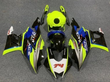Shop 2019-2021 Yamaha YZF R3/R25 Motorcycle Fairings - Neon Yellow White Blue Black 74