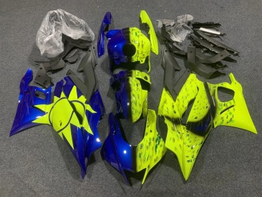 Shop 2022-2024 Yamaha YZF R3/R25 Motorcycle Fairings - Yellow Blue
