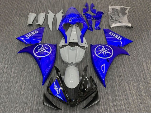 2009-2011 Yamaha YZF 1000 R1 Motorcycle Fairings - Blue Nardo Grey Black