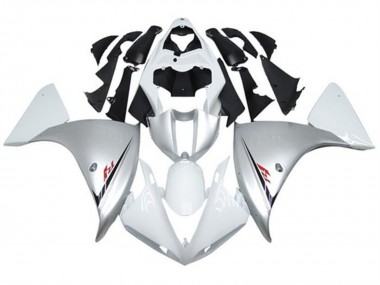Shop 2009-2011 Yamaha YZF 1000 R1 Motorcycle Fairings - White Silver Black