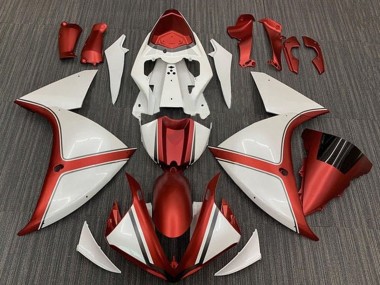 Shop 2012-2014 Yamaha YZF 1000 R1 Motorcycle Fairings - White Orange