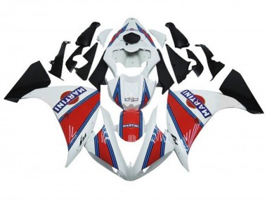 Shop 2012-2014 Yamaha YZF 1000 R1 Motorcycle Fairings - White Red Blue Martini
