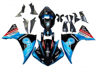 Shop 2012-2014 Yamaha YZF 1000 R1 Motorcycle Fairings - Glossy Black Blue White Red Petronas ENEOS Barracuda