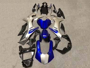 Shop 2015-2019 Yamaha YZF 1000 R1 Motorcycle Fairings - Silver Blue