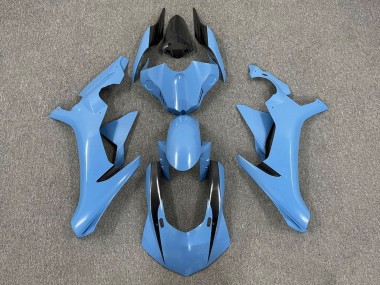 Shop 2015-2019 Yamaha YZF 1000 R1 Motorcycle Fairings - Light Blue Glossy Black