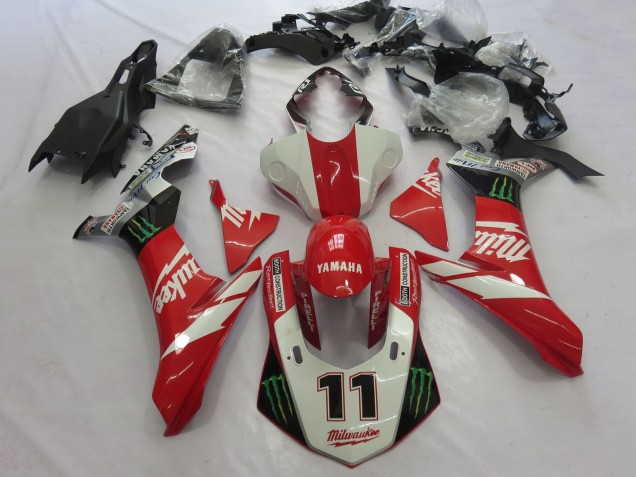2020-2025 Yamaha YZF 1000 R1 Motorcycle Fairings - White Red Black Green Monster Milwaukee