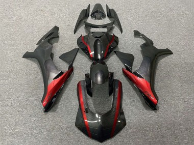 Shop 2020-2025 Yamaha YZF 1000 R1 Motorcycle Fairings - Faux Carbon Fiber Red