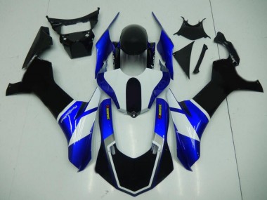 Shop 2020-2025 Yamaha YZF 1000 R1 Motorcycle Fairings - Blue White Black