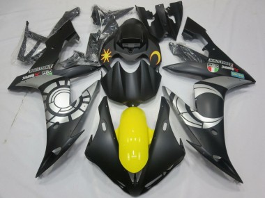 Shop 2004-2006 Yamaha YZF 1000 R1 Motorcycle Fairings - Matte Black Silver Yellow