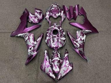 Shop 2004-2006 Yamaha YZF 1000 R1 Motorcycle Fairings - Light Purple White Grey Camouflage