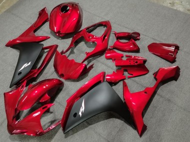 Shop 2004-2006 Yamaha YZF 1000 R1 Motorcycle Fairings - Red Matte Black