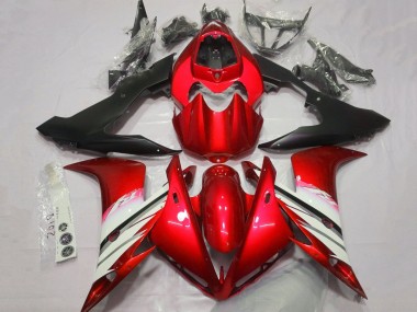 Shop 2004-2006 Yamaha YZF 1000 R1 Motorcycle Fairings - Red White Matte Black