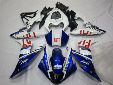 Shop 2004-2006 Yamaha YZF 1000 R1 Motorcycle Fairings - White Blue Red Fiat