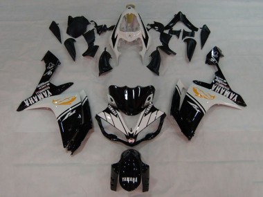 Shop 2007-2008 Yamaha YZF 1000 R1 Motorcycle Fairings - White Black Orange Dolphin