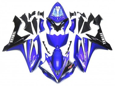 Shop 2007-2008 Yamaha YZF 1000 R1 Motorcycle Fairing Kits - Blue White Black