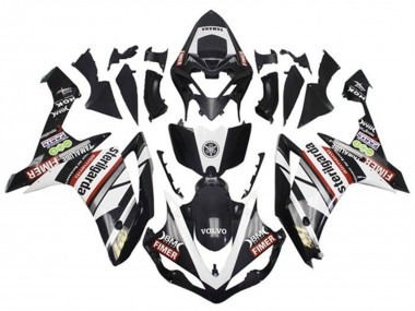 Shop 2007-2008 Yamaha YZF 1000 R1 Motorcycle Fairings - White Red Black Volvo Fimer Yamalube Sterilgarda