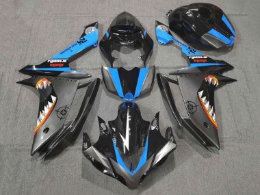 Shop 2007-2008 Yamaha YZF 1000 R1 Motorcycle Fairings - Glossy Black Blue Silver Orange White Shark