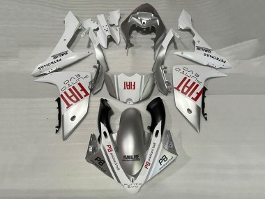 Shop 2007-2008 Yamaha YZF 1000 R1 Motorcycle Fairings - Silver White Red Fiat